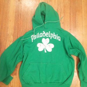 Boy/Girl Small Green Hoodie Sweatshirt Phila Irish